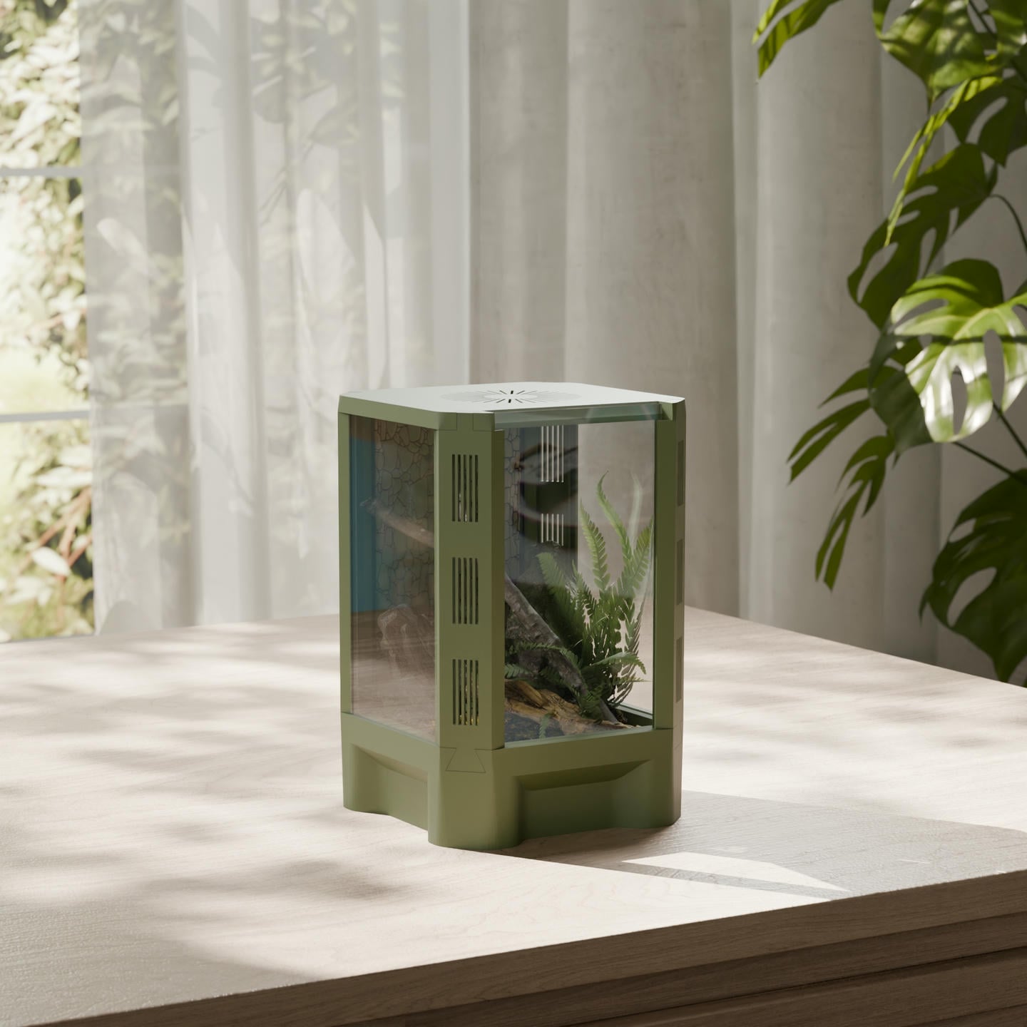 Terrarium Terradise 10x10x15cm - Zielone. Nowoczesne, designerskie Terrarium.